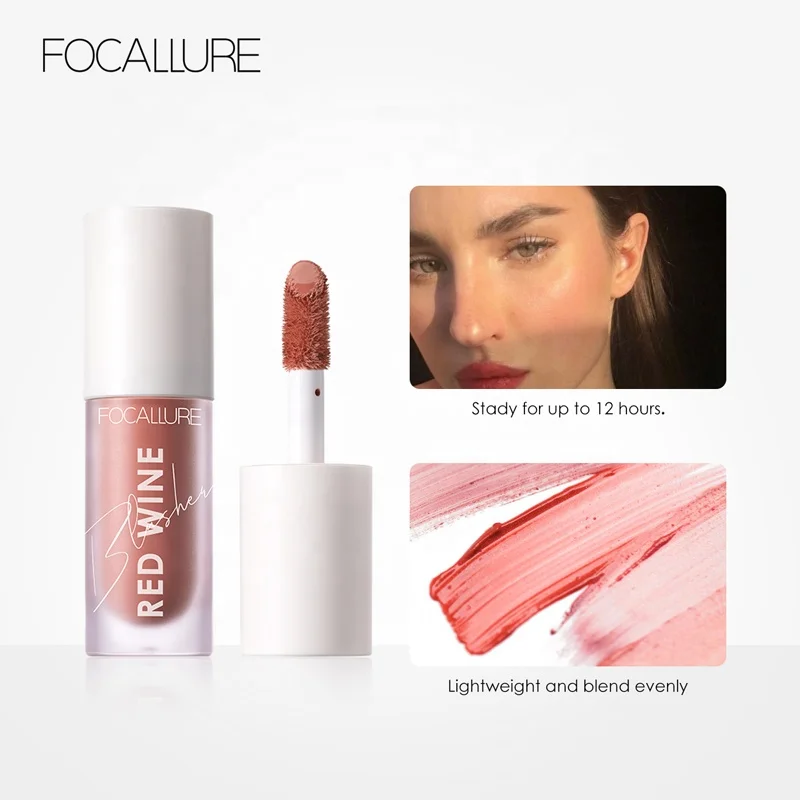
Focallure Inexpensive Professional Mini Design Liquid Blush Makeup Long Lasting 4 Colors For Option 