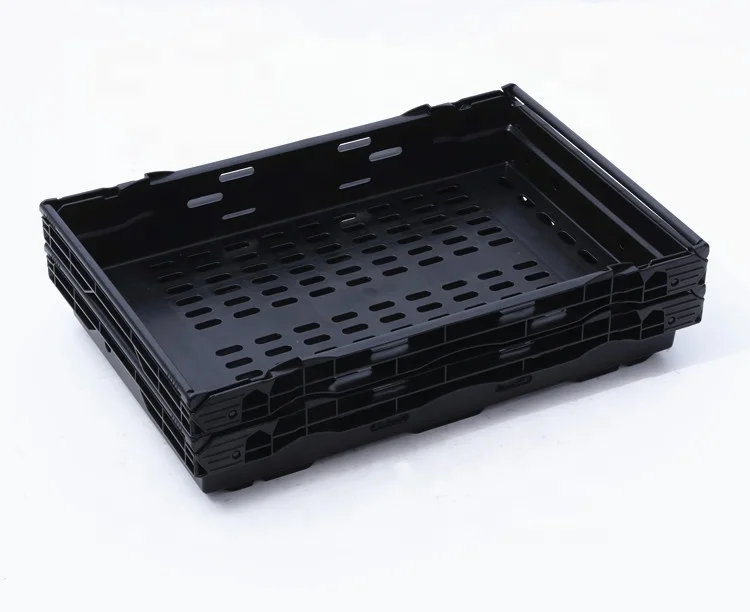 High quality nestable 25L moving container plastic crates for fruit and vegetables