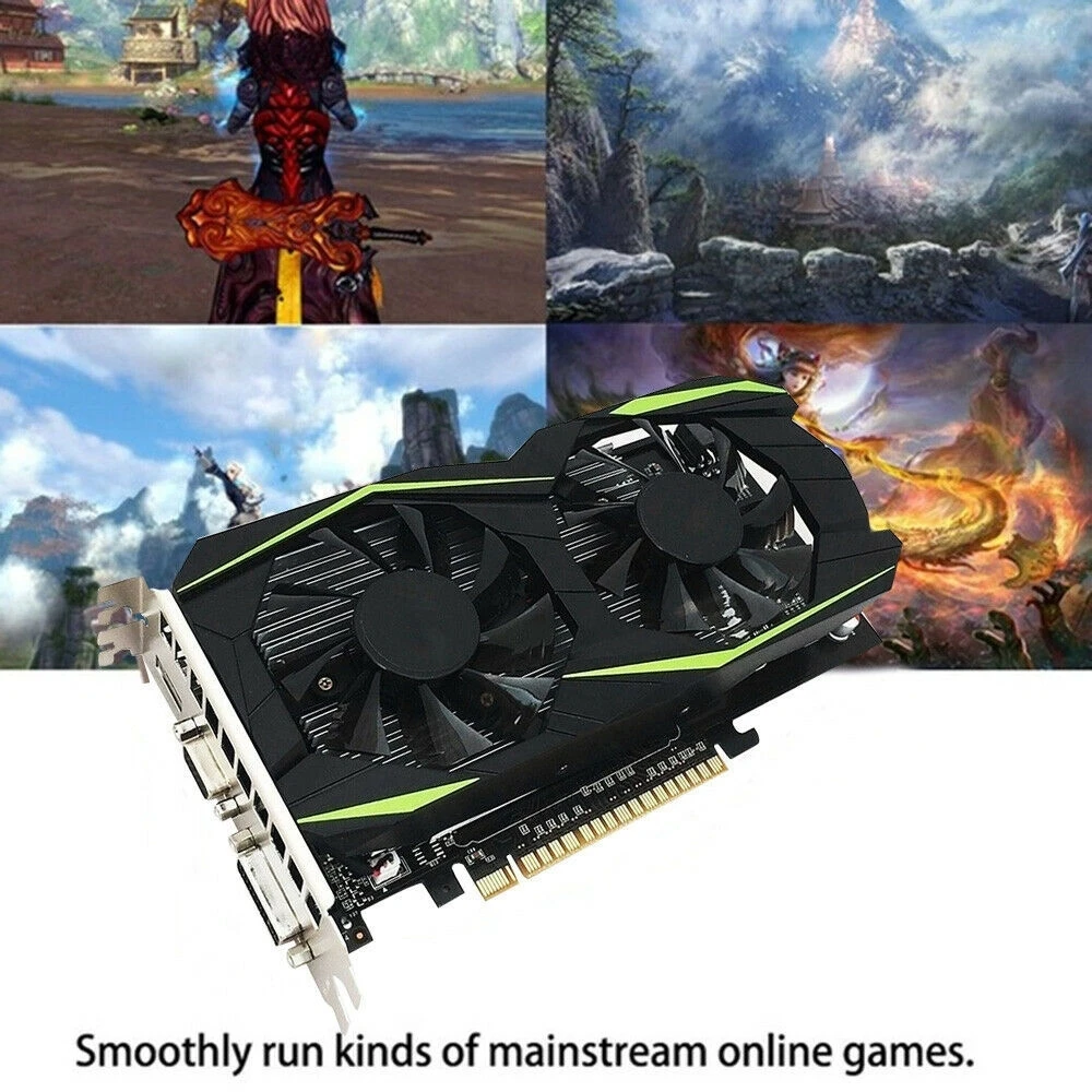  Видеокарта GTX1050Ti 1 ГБ PCI Express 3 0 DDR5 для настольного компьютера графическая карта с портом HD / VGA