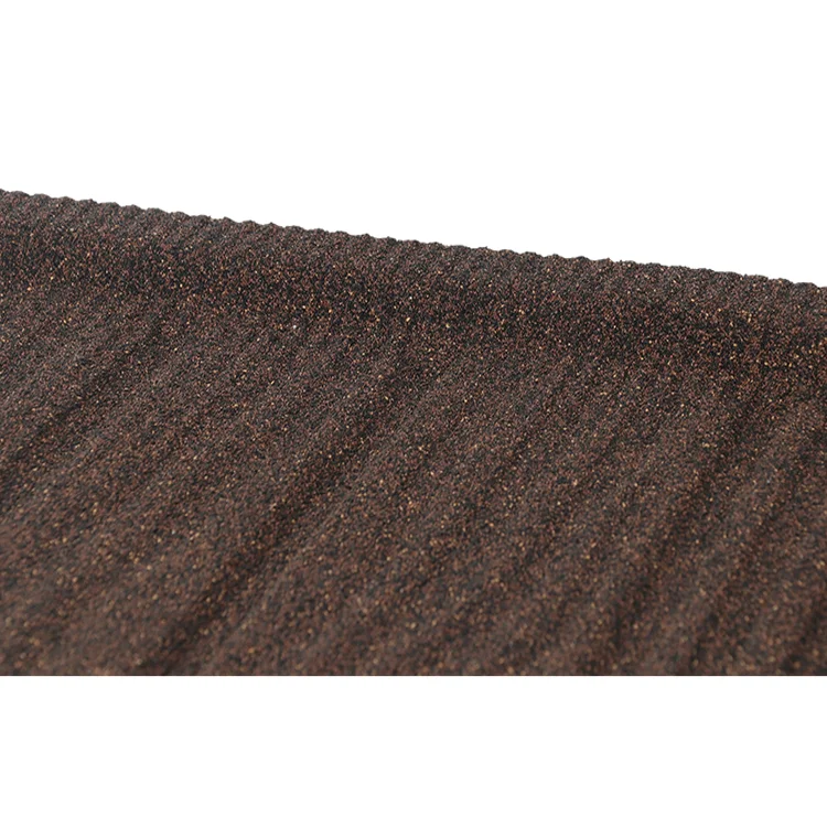  Manufacturer bond colorful metal roof ridge stone coated tile roofing material