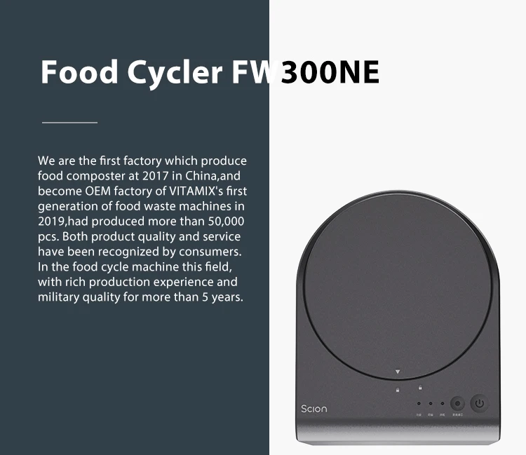 ETL Food Waste Composting Recycling Machine Compost Making Machines Food Waste Disposer