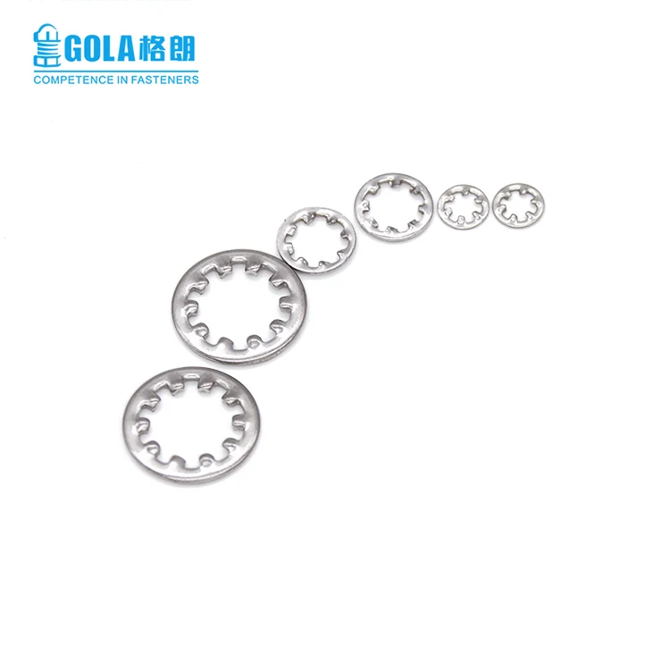 
Metric toothed lock washers with internal teeth 