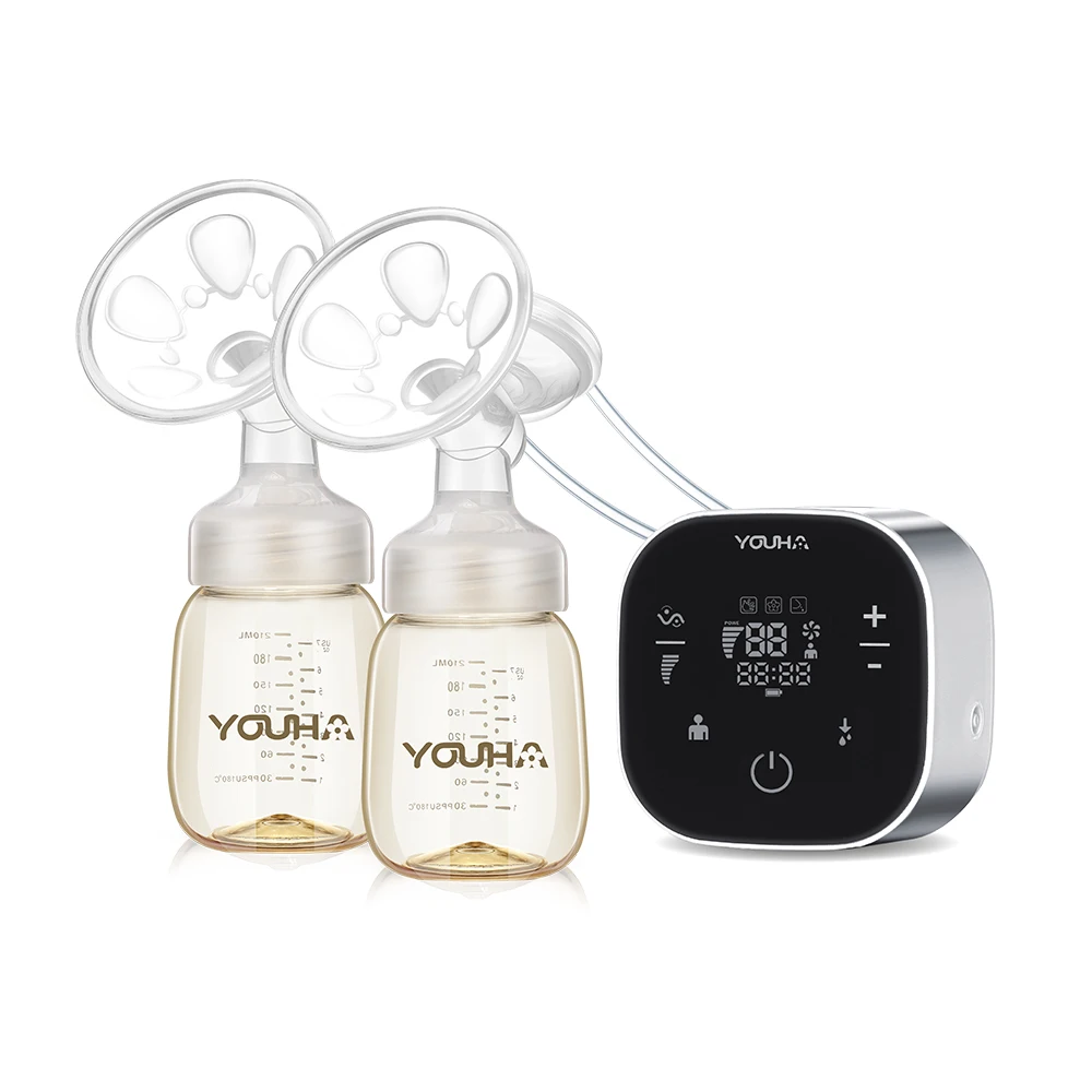 YOUHA THE ONE  Double Electric Breast Pump Rechargeable Breast Pump With Comfortable Levels