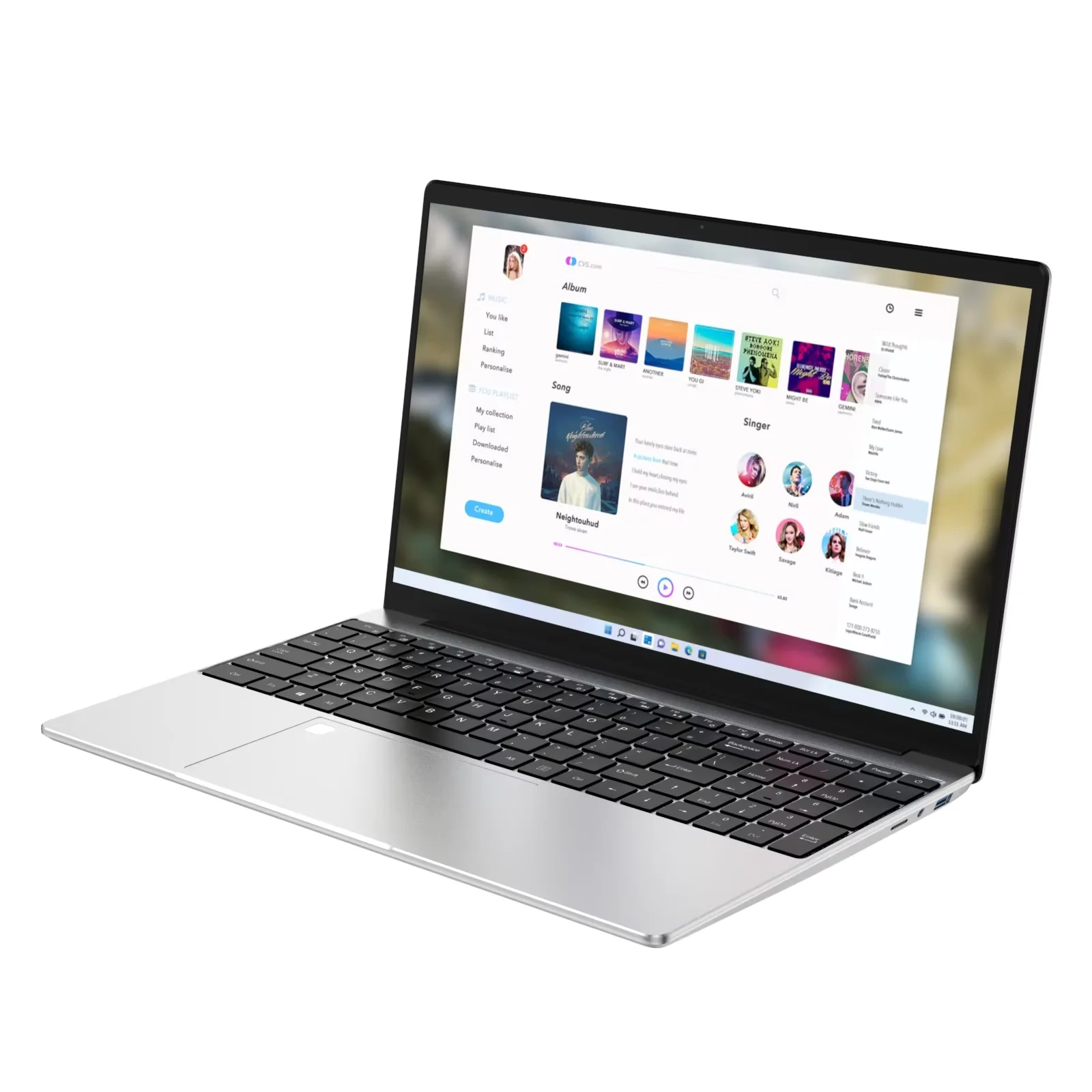 Brand New Branded Slim 15.6-inch N5095 12th Edition Laptop with 8GB RAM Personal Home Gaming Laptop
