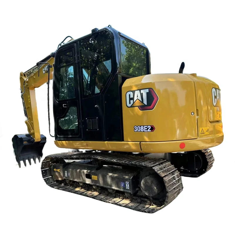 Used Walking Excavator CAT308E 8ton Excavator Digger Site real shooting price is cheap second hand excavator