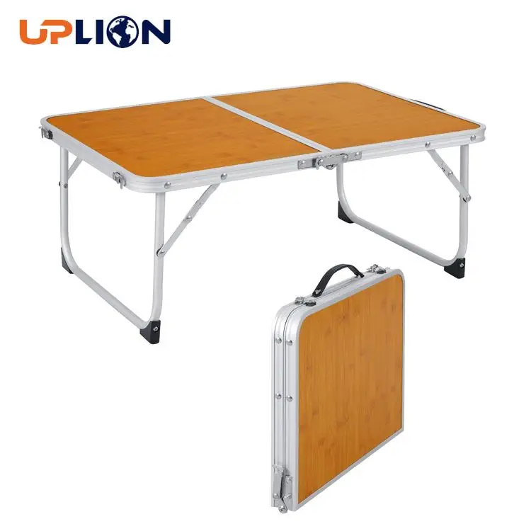 Uplion Easy Carry Mini Foldable Rectangle Aluminium Picnic Tables Portable Camping Folding Table