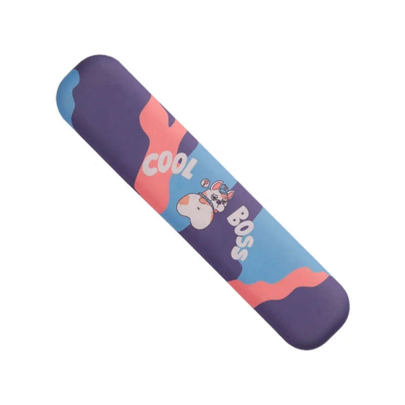 Производство эргономичный аниме ПУ клавиатура для запястий милая собака печати