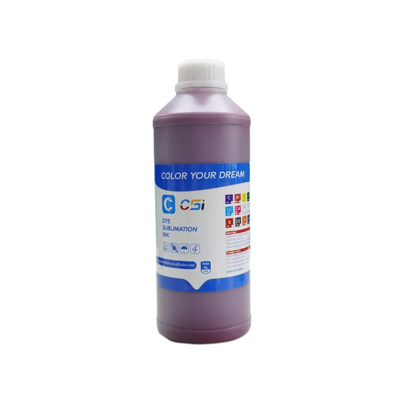 xp600 5117 4720 Premium Dye sublimation ink Csi Digital Textile 1 liter sublimation heat transfer ink
