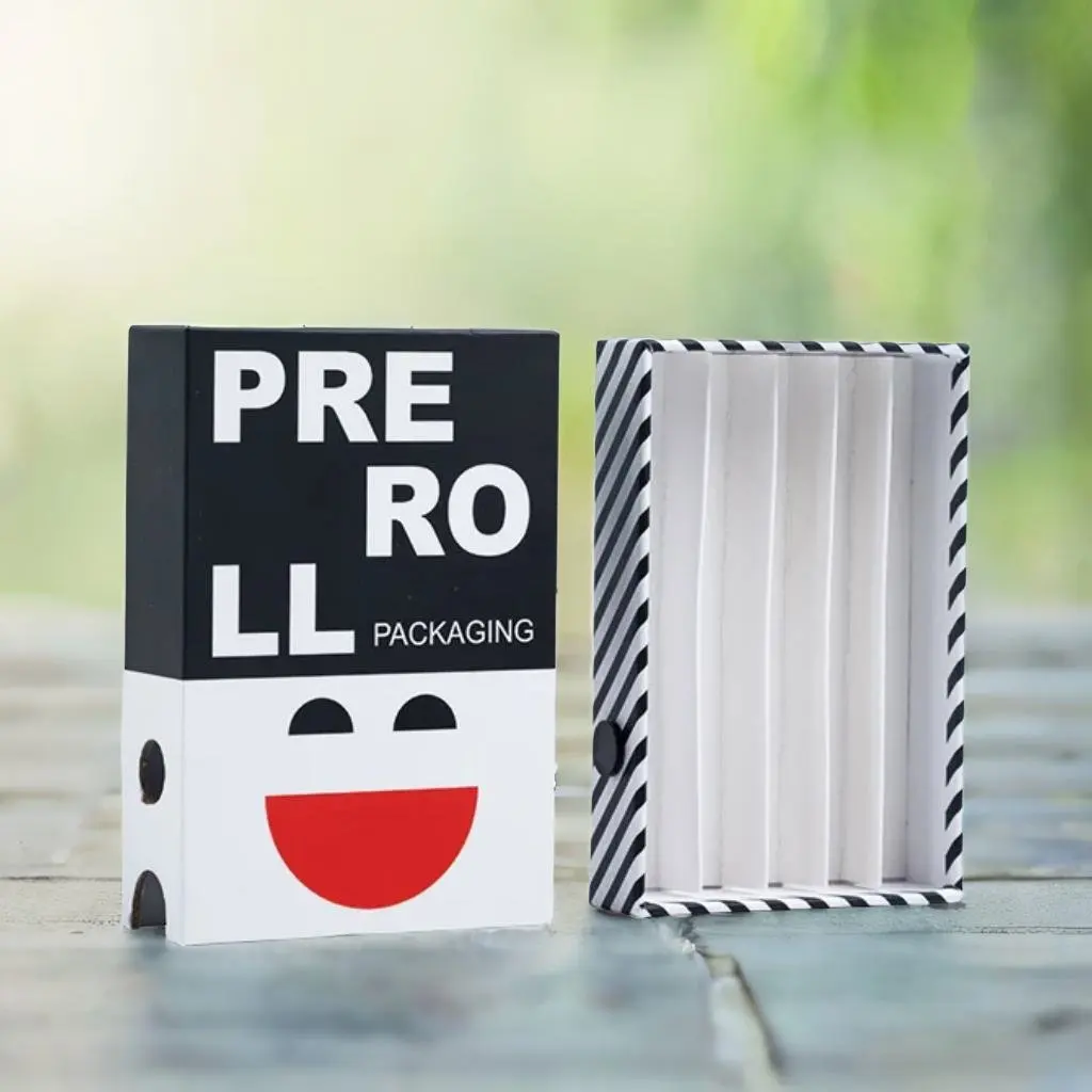 Custom Luxury Logo Pre-roll Packaging Cigarette Box Drawer Tube Boxes Child Resistant Cones Pre Roll Packaging With Matches