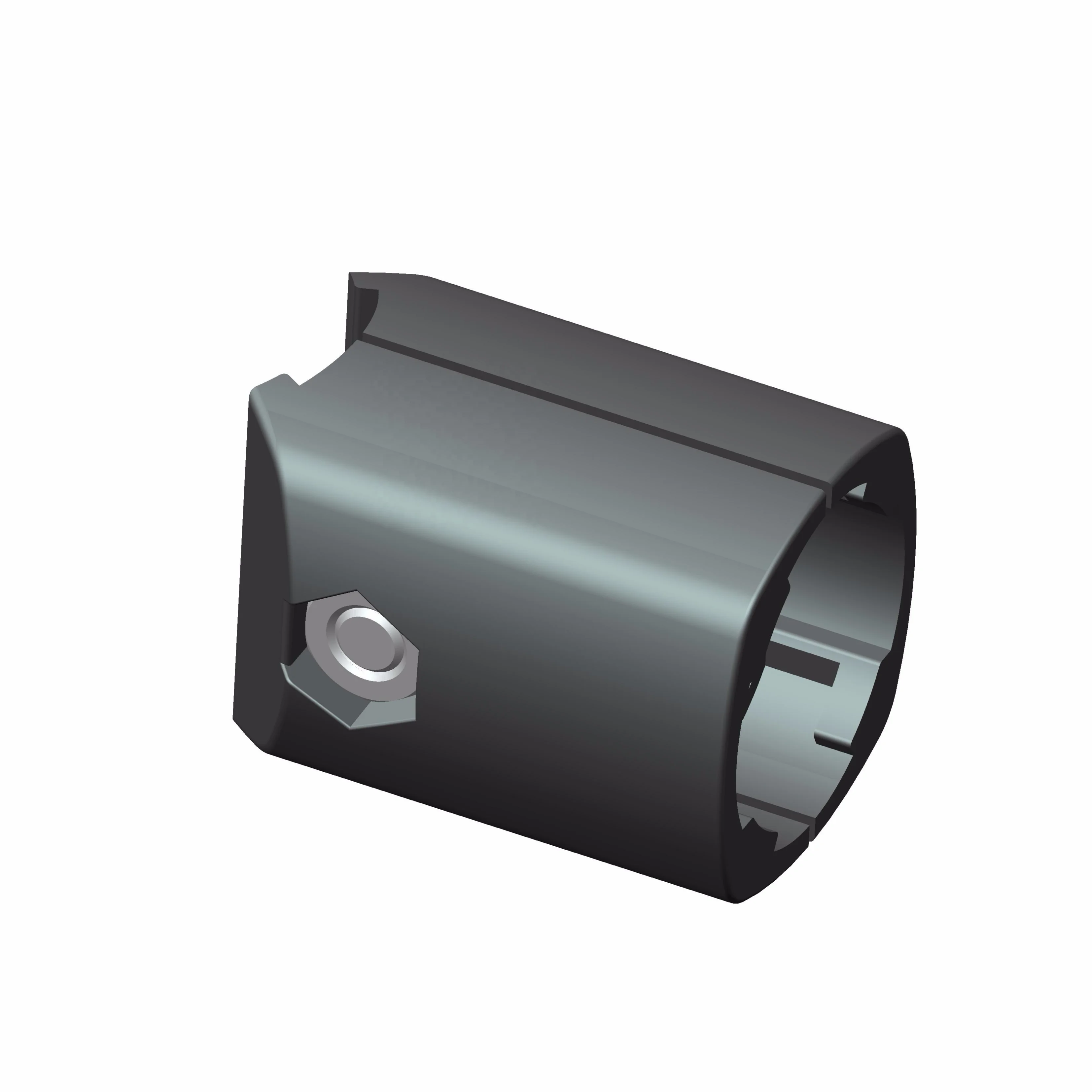 Easy to install die-cast alu pipe connector for aluminium tube rack system J43-A01