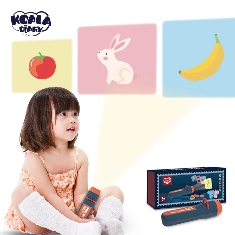 Koala Diary Portable Torch Light Toy, Small Torches lamp Flashlight, For Animal Projection Flashlight Torch Toy for Kids