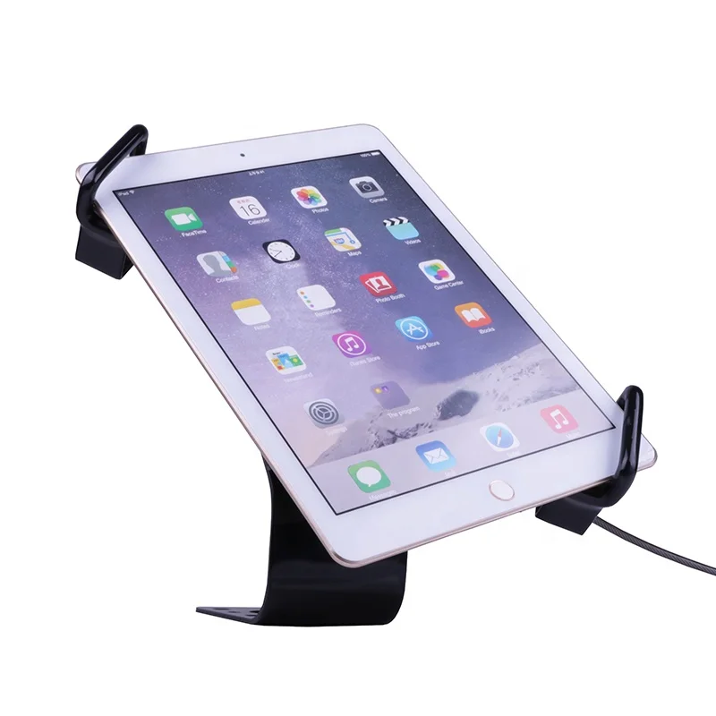 Anti Theft Desk Stand Tablet Pc Folding Stand Security Tablet Stand With Lock