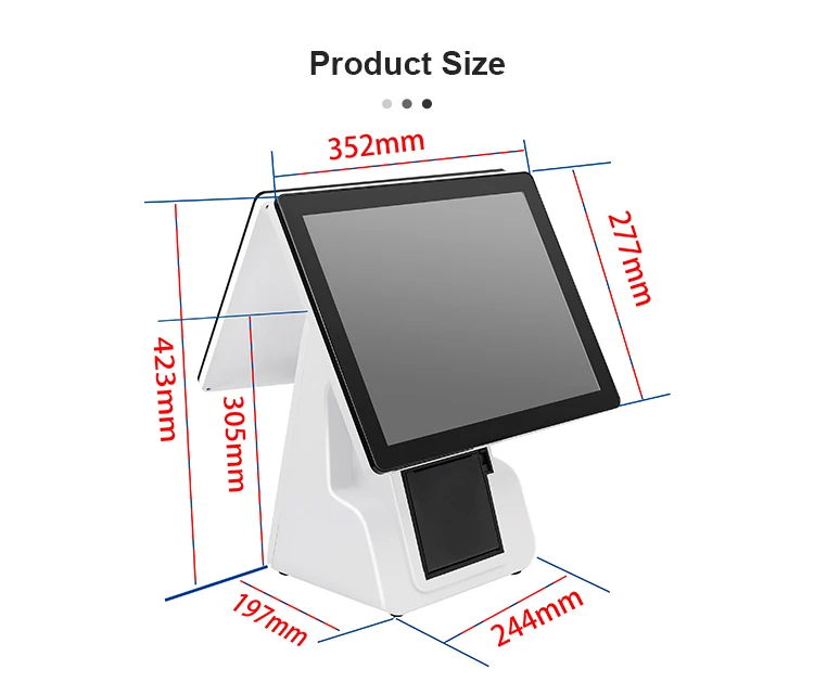 Superwin новый дизайн Pos машина Ресторан розничный принтер система