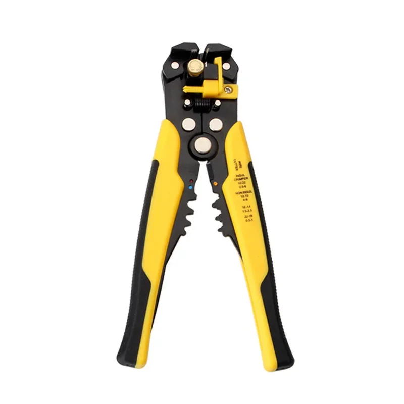 Crimper Cable Cutter Adjustable Automatic Wire Stripper Multifunctional Stripping Crimping Pliers Terminal Hand Tool