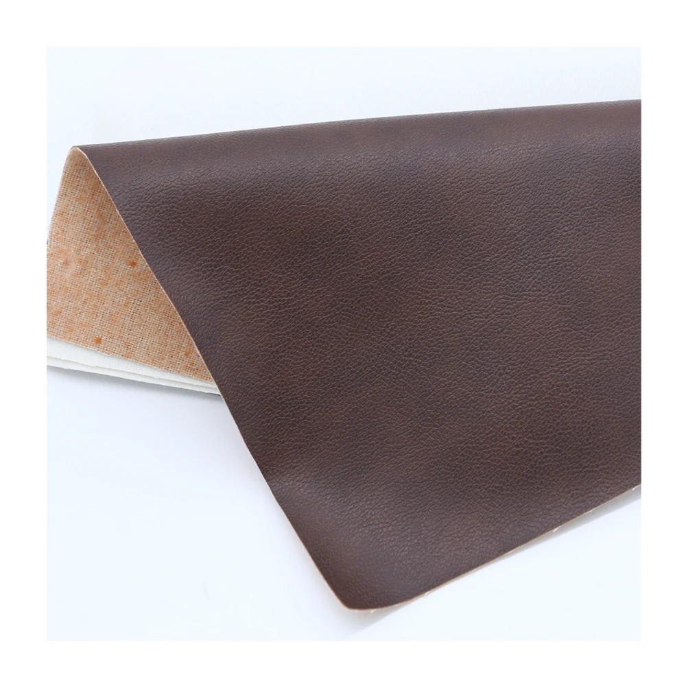 Custom Wholesale Waterproof 0.8MM Materials R64 Pattern TC Backing PU Synthetic Leather For Making Sofa