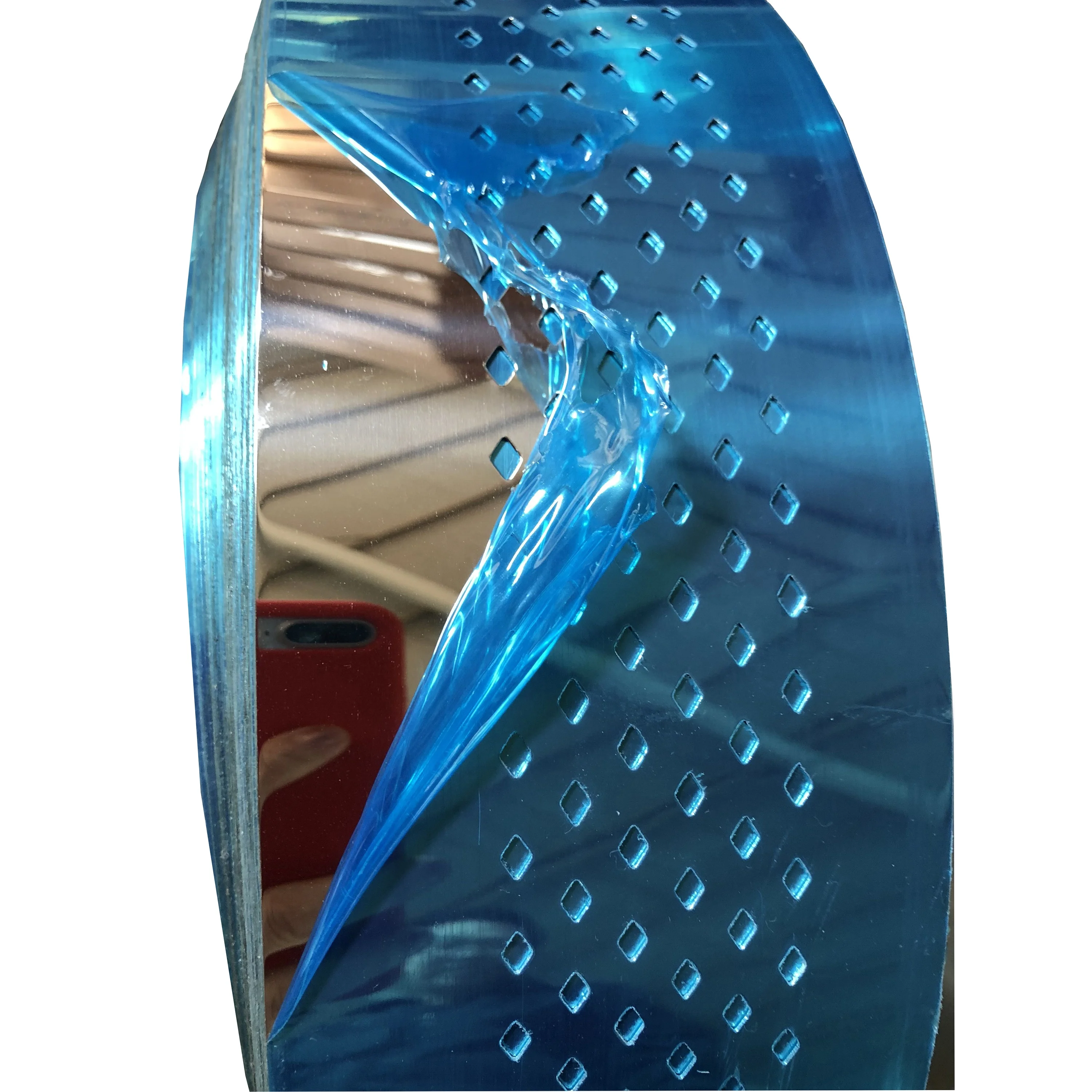  0.5mm aluminum coils for making channel letters and 3d logo aluminium straight edge mirror finish perforated