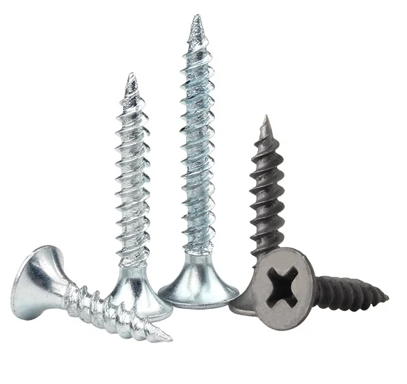 Gray phosphate Self tapping bugle head fine thread dry wall screw