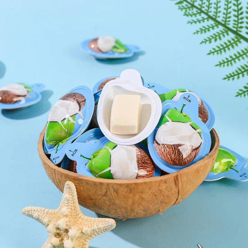 3D дурианские конфеты, кокосовый сахар, мягкая еда, счастливые конфеты