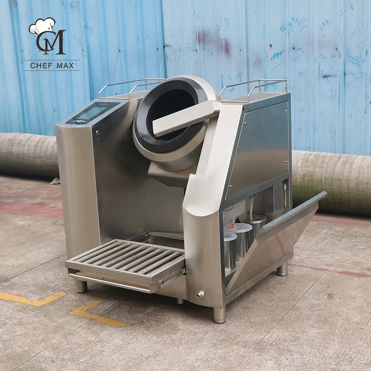 Chefmax Intelligent Multifunction Electric Automatic Stir Frying Cooking Auto Machine Drum