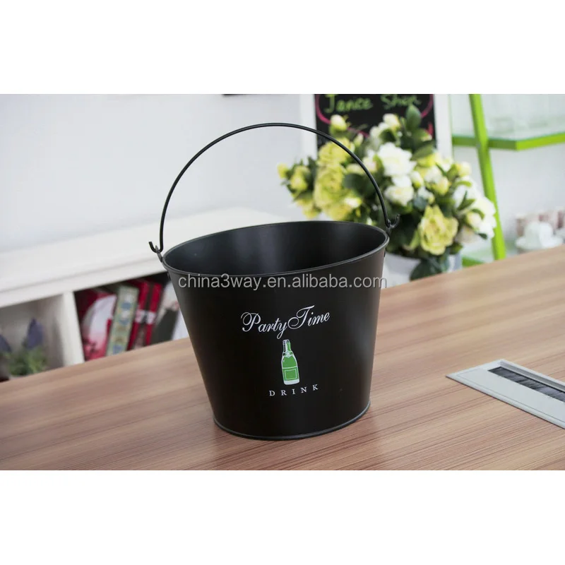Wholesales Household Metal Galvanized Zinc Bucket Cleaning Water Pail Bucket