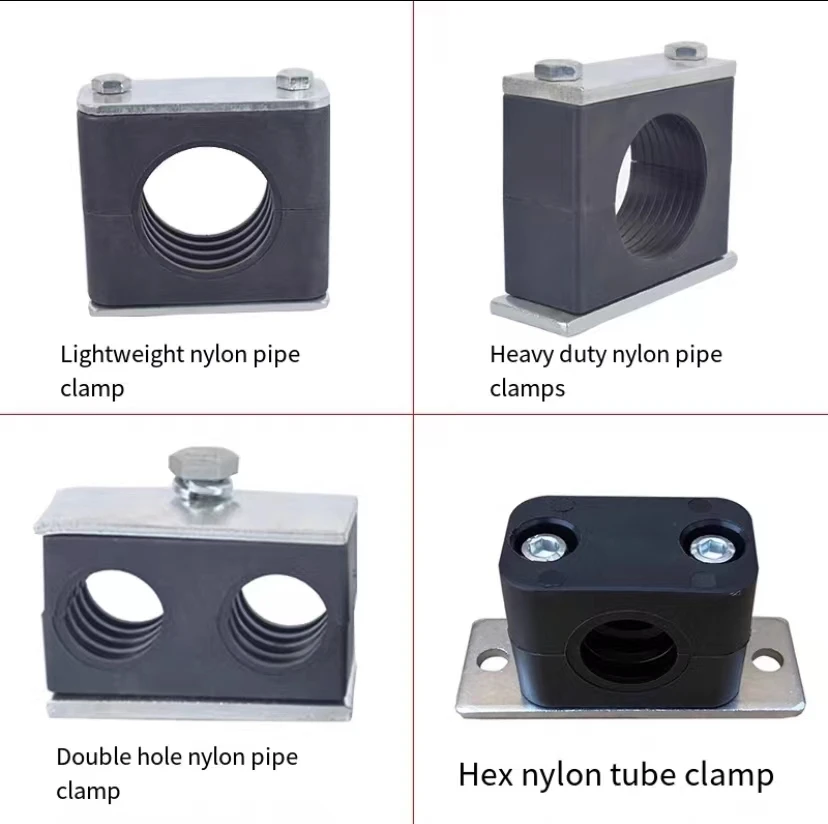 20mm to 25mm light duty Hydraulic nylon pipe clamp