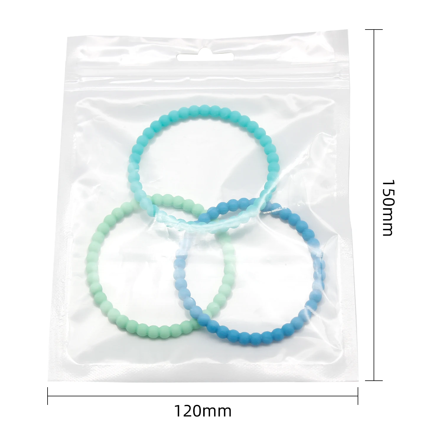 2021 Hot Sell Perfume Stackable Bead Bracelet for Women Girls Stretch Silicone Bead Bangle