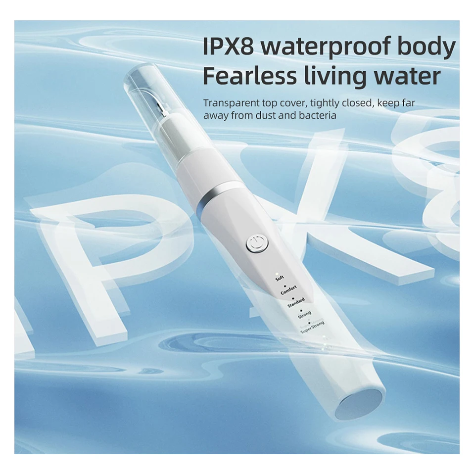 Pet Dental Plaque Tartar Calculus Ultrasonic Scaler Teeth Cleaning Kit IPX8 Machine Veterinary Tooth Cleaner For Home Pet Use