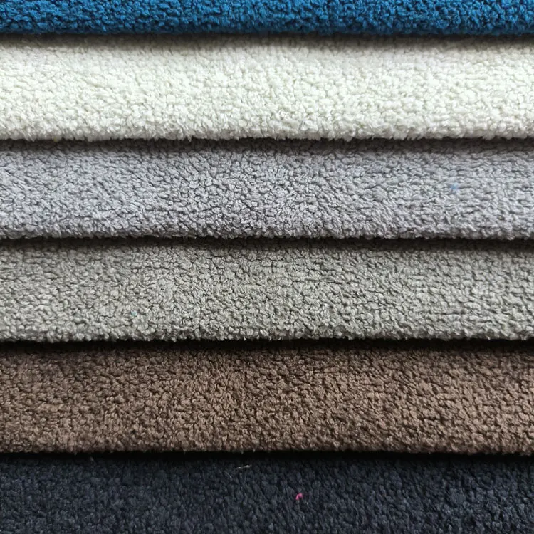 Home Textile New Design Velvet Sofa Fabric Sherpa Fleece Chenille Style Sherpa Velvet