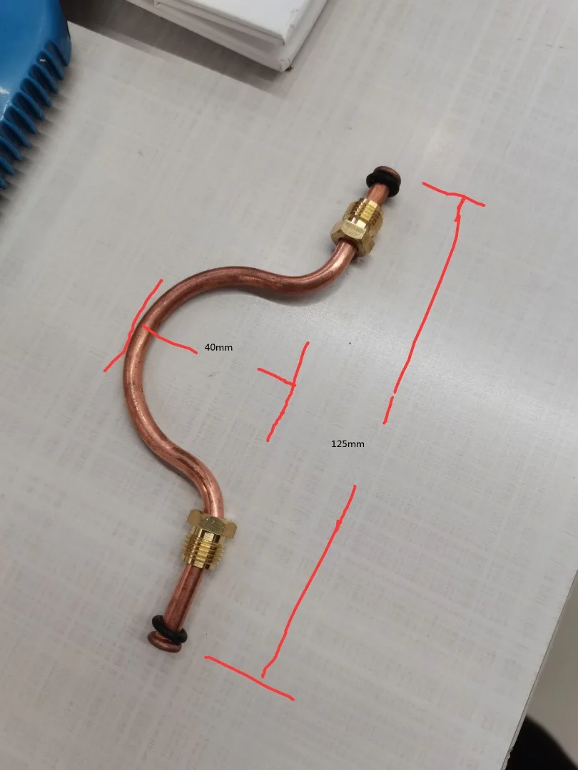 Heating stove head accessories valve igniter thermocouple copper tube