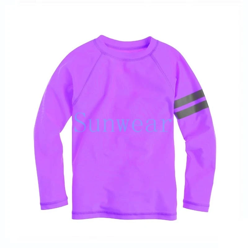 OEKO-TEX Low quantity 300pcs  uv swim rash guard shirt women UPF 50 uv top swim rashie chlorine resistant