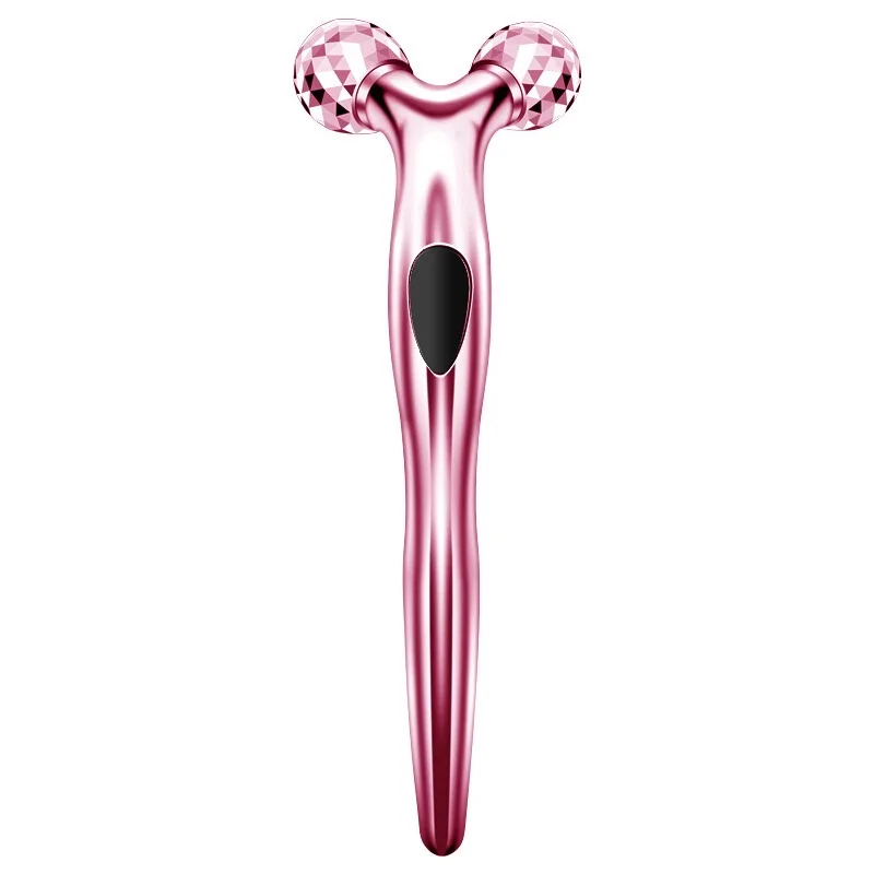 SENKA Private Label Microcurrent V Face Lifting 360 Rotate Manual Roller Facial Massager body 3D Face Massage Roller