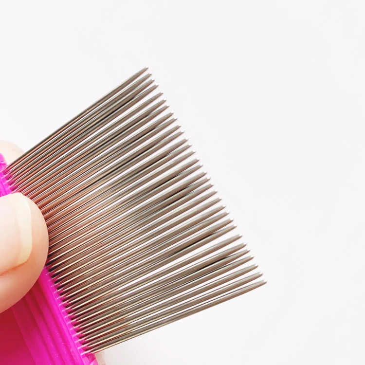Amazon Hot Selling Durable Stainless Steel Hair Beauty Nit Lice Clean Flea Tick Comb