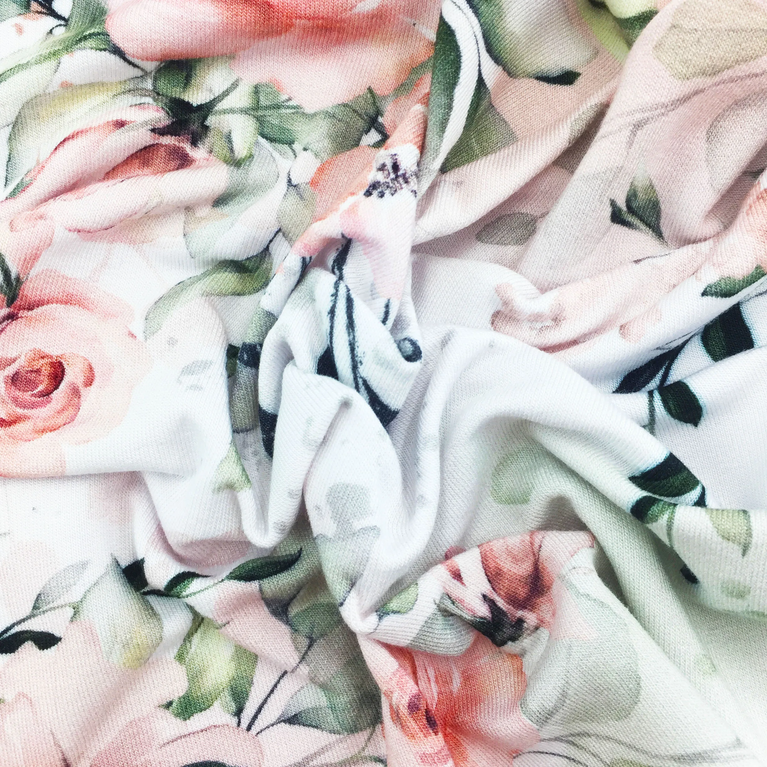 No moq 65%bamboo 30%cotton 4-ways stretch knit bamboo hoodie material fabric printing