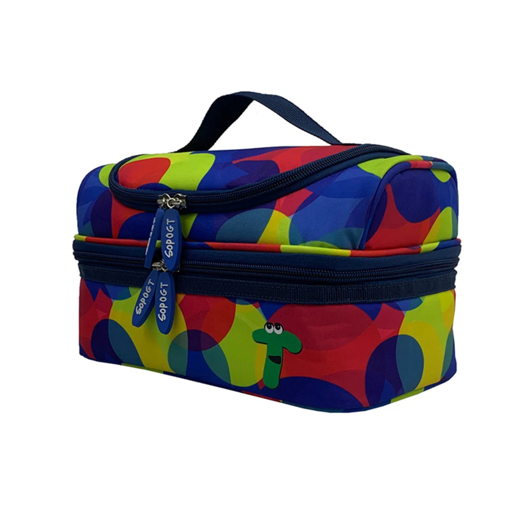 High Quality Cartoon Cute School Lunch Kids Cooler Bag Thermal Insulated Waterproof Picnic Lunch Bag