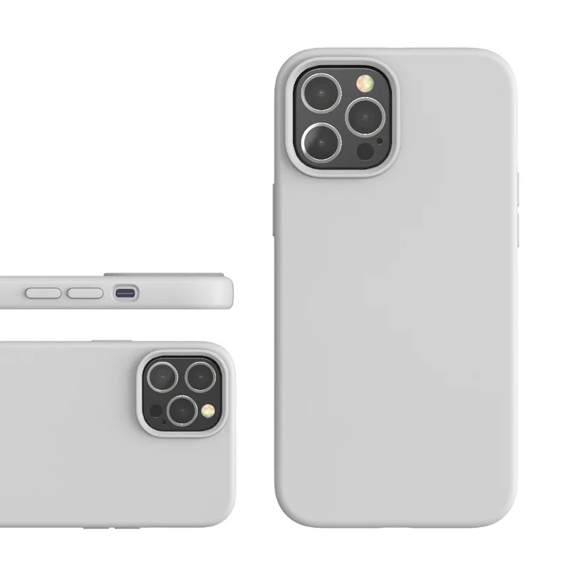 Wholesale soft touch cell phone cover liquid silicone case for iPhone x