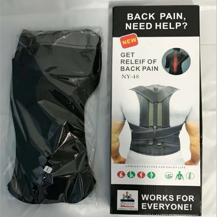 2024 Hot Products Breathable neoprene postural correction Lumbar clavicular support back postural orthotics