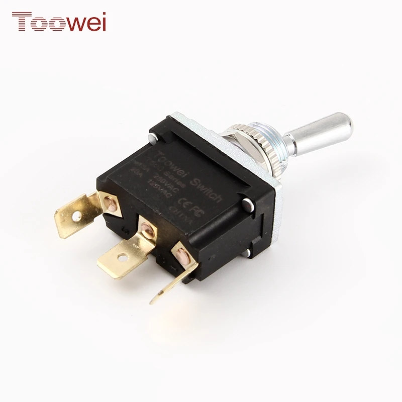 Hot Sale Ac Latching Push Button Style On-off-on Small 3pin Solder Toggle Switch