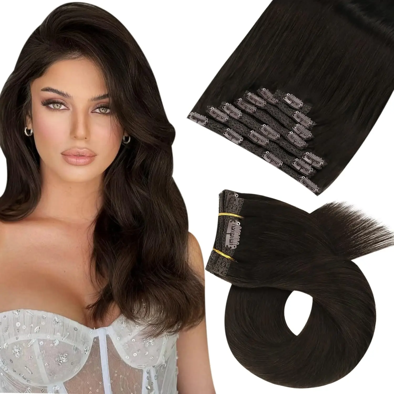 Factory Best Double Drawn 100% Human Remy Virgin Hair Extension Color Invisible PU Seamless Inject Skin Clip Hair