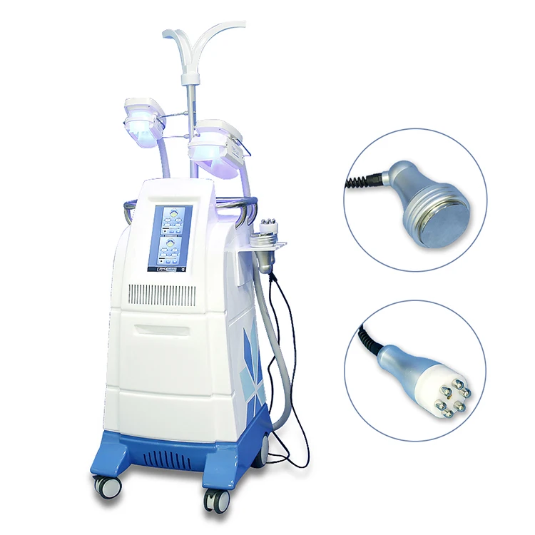 Cryo Cool Slimming Therapy Cold Sculpting Machine With Cavitation RF For Weight Fat Loss Body Contouring Treatment Commercial