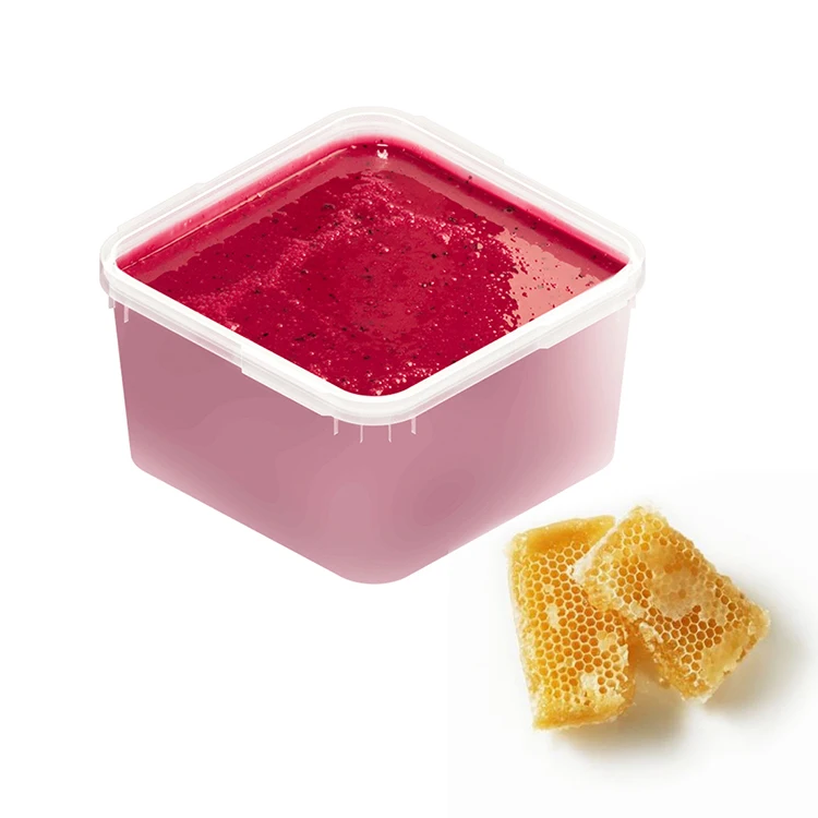 Manufacturer Kyrgyzstan Mountain Honey Cream 100% Organic Pure Natural Bee Honey Cream Honey With Black Currant