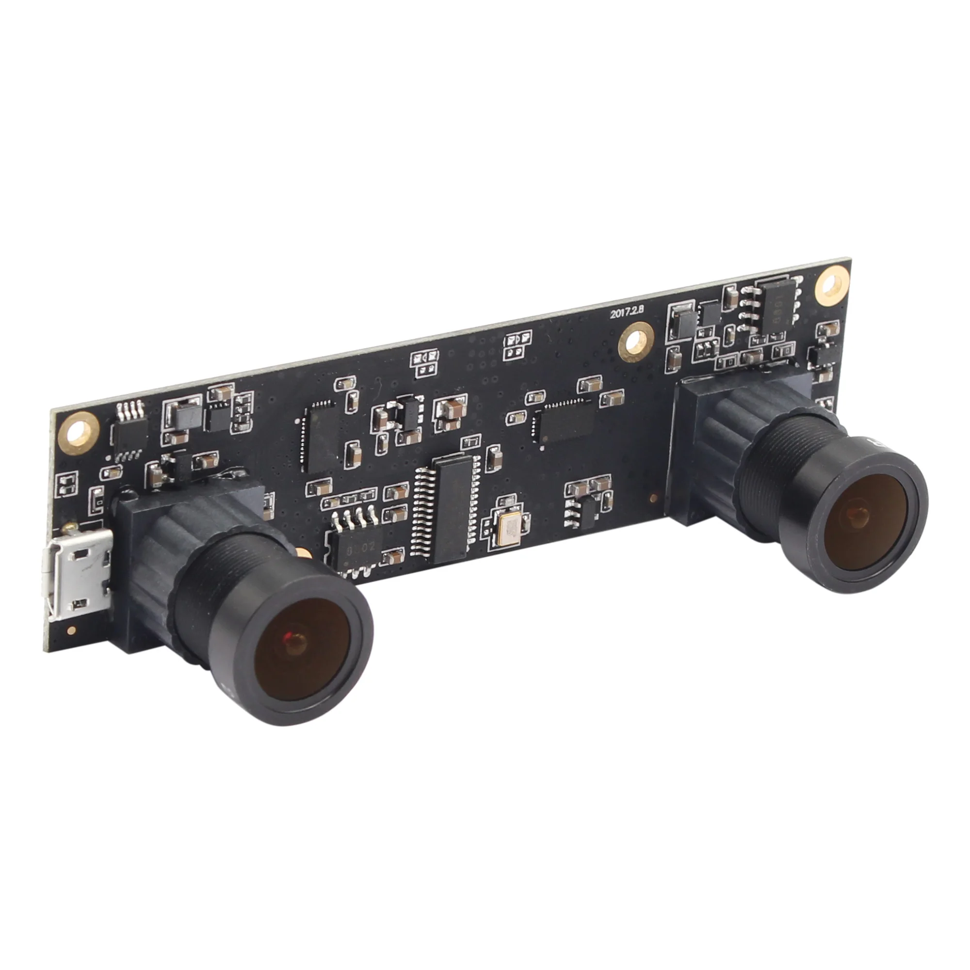 Двухобъективная стереокамера ELP 2MP MJPEG 30fps 1920x1080 AR0330 модуль мини-USB камеры для Windows Android Mac Linux Raspberry