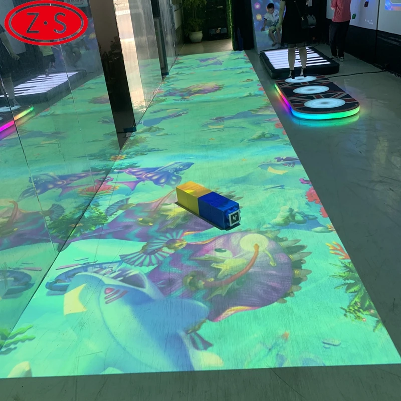 
New AR product augmented reality interactive floor system interactive projector games 