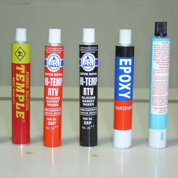 different plastic caps for aluminum tubes