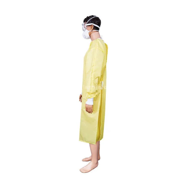 Level 4 hospital patient gowns uniform pp fabric safety Work isolation gown reusable Protective gown