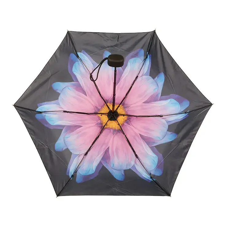 High Quality Low Price 19 inch Promotion 5 Fold Ultralight Mini Pocket Umbrella UV Protection Umbrella
