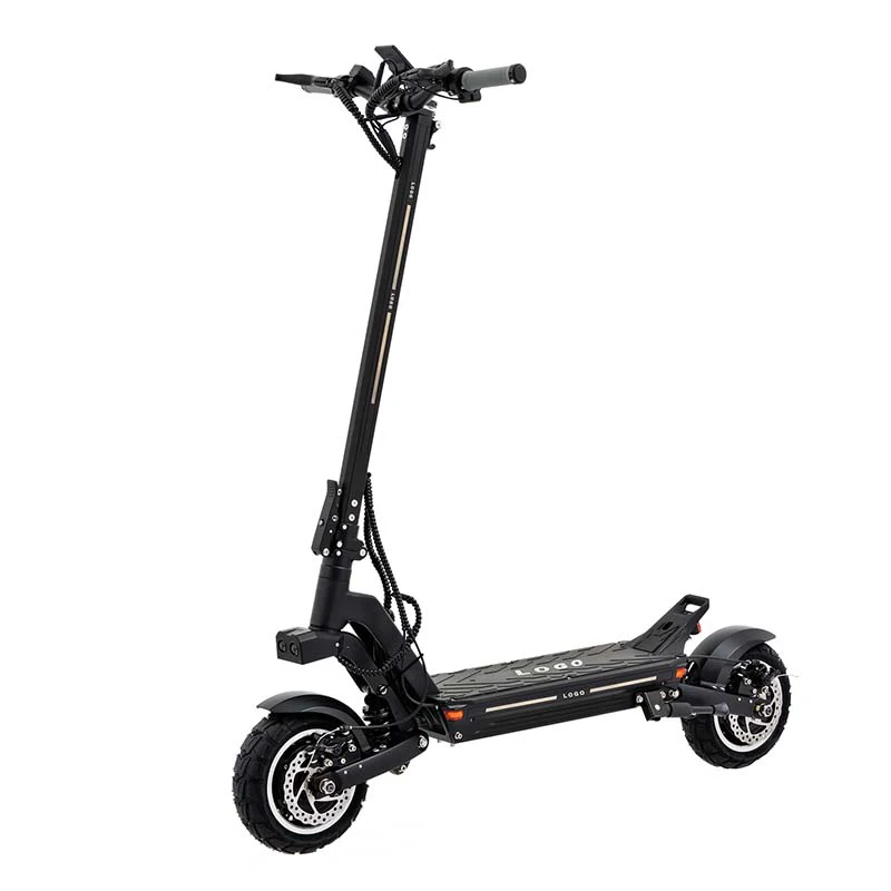 Electric Scooter Adult 700w 10inch Tire Led Light Steering Post 30-35KM Electric Scooter Foldable