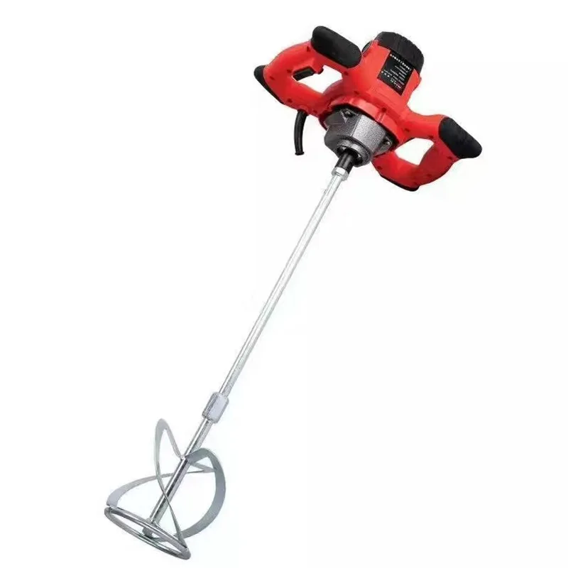 Adjustable Speed Putty Powder Agitator 2.2KW Electric Mixer WIth SS S-type Mixing Rod