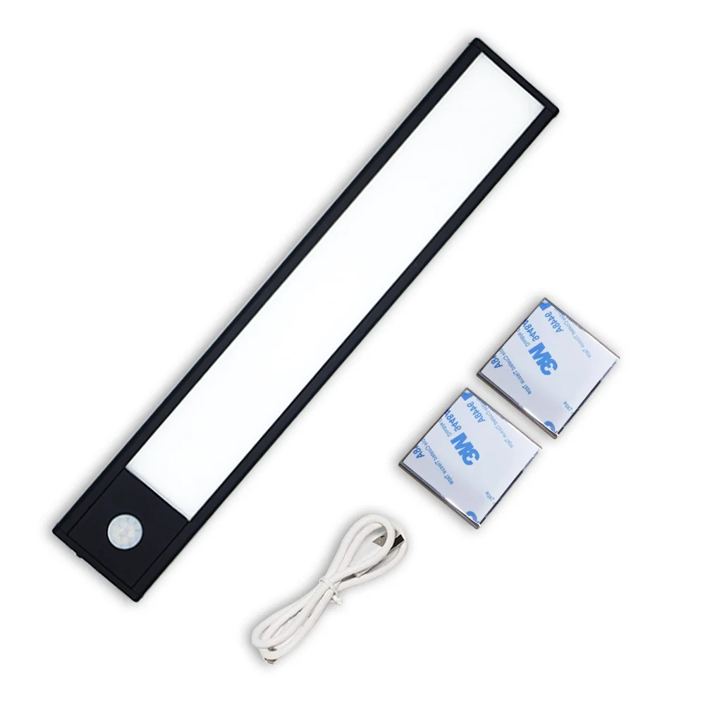 Wireless Rechargeable Aluminum Body LED Motion Sensor Light Night Light for Closet Bedroom