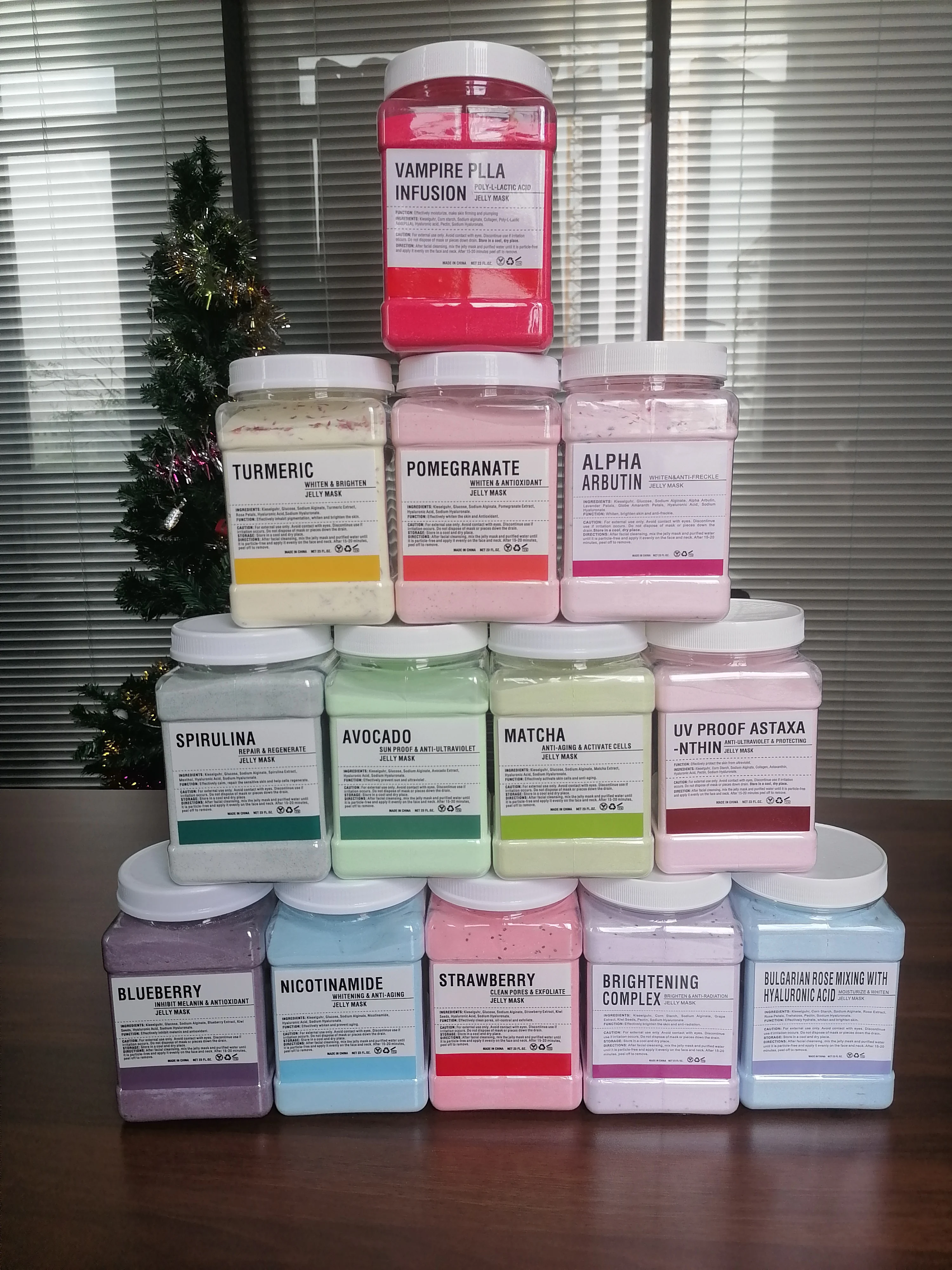 Custom Label Low MOQ Jelly Mask Powder  Hydro Jelly Mask 650g/500g/350gjar