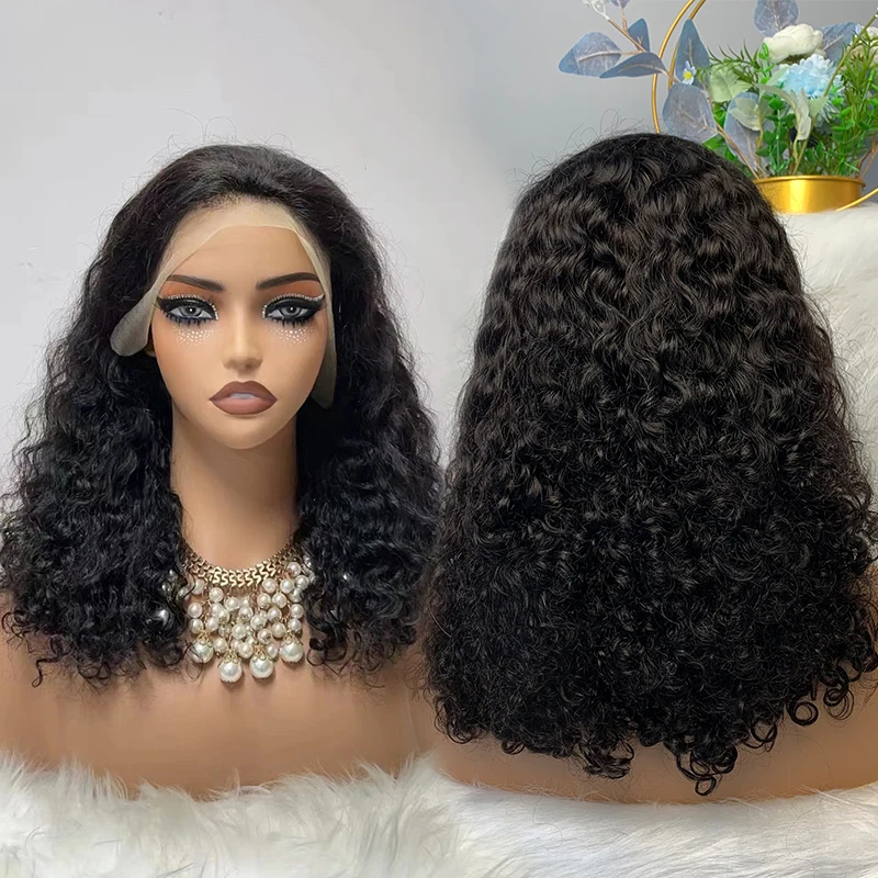 Wholesale Virgin Human Hair Straight Short Bob Wig 13X4  Lace Front Pixie Cut Wig HD Lace Frontal Glueless Wigs For Black Women